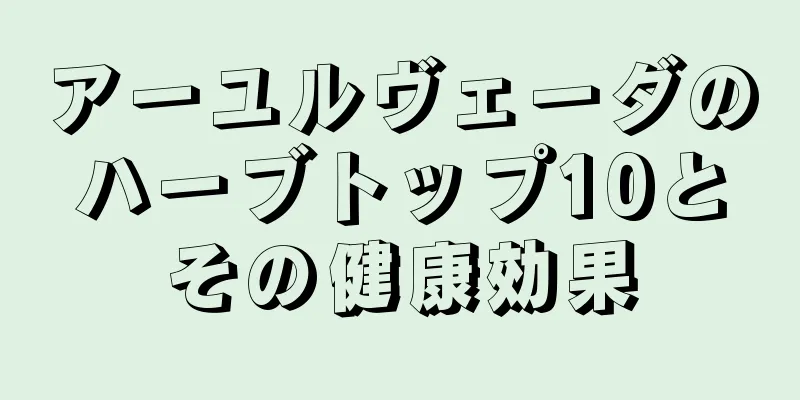 アーユルヴェーダのハーブトップ10とその健康効果