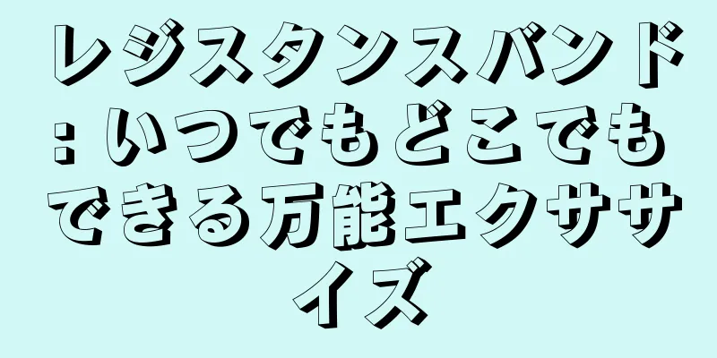 レジスタンスバンド: いつでもどこでもできる万能エクササイズ