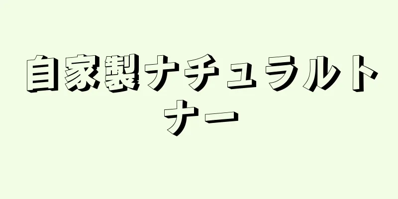 自家製ナチュラルトナー