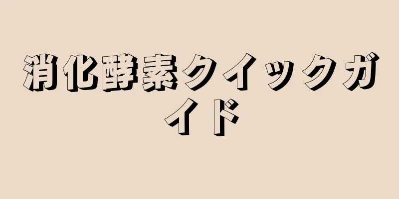 消化酵素クイックガイド