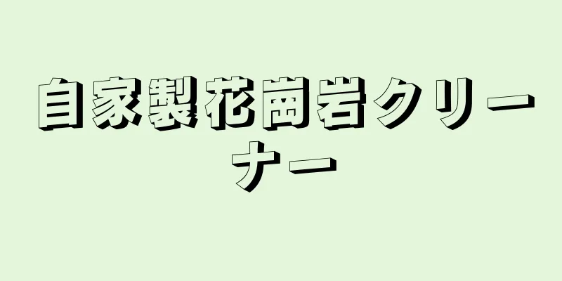 自家製花崗岩クリーナー